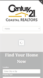 Mobile Screenshot of century21coastalrealtors.com